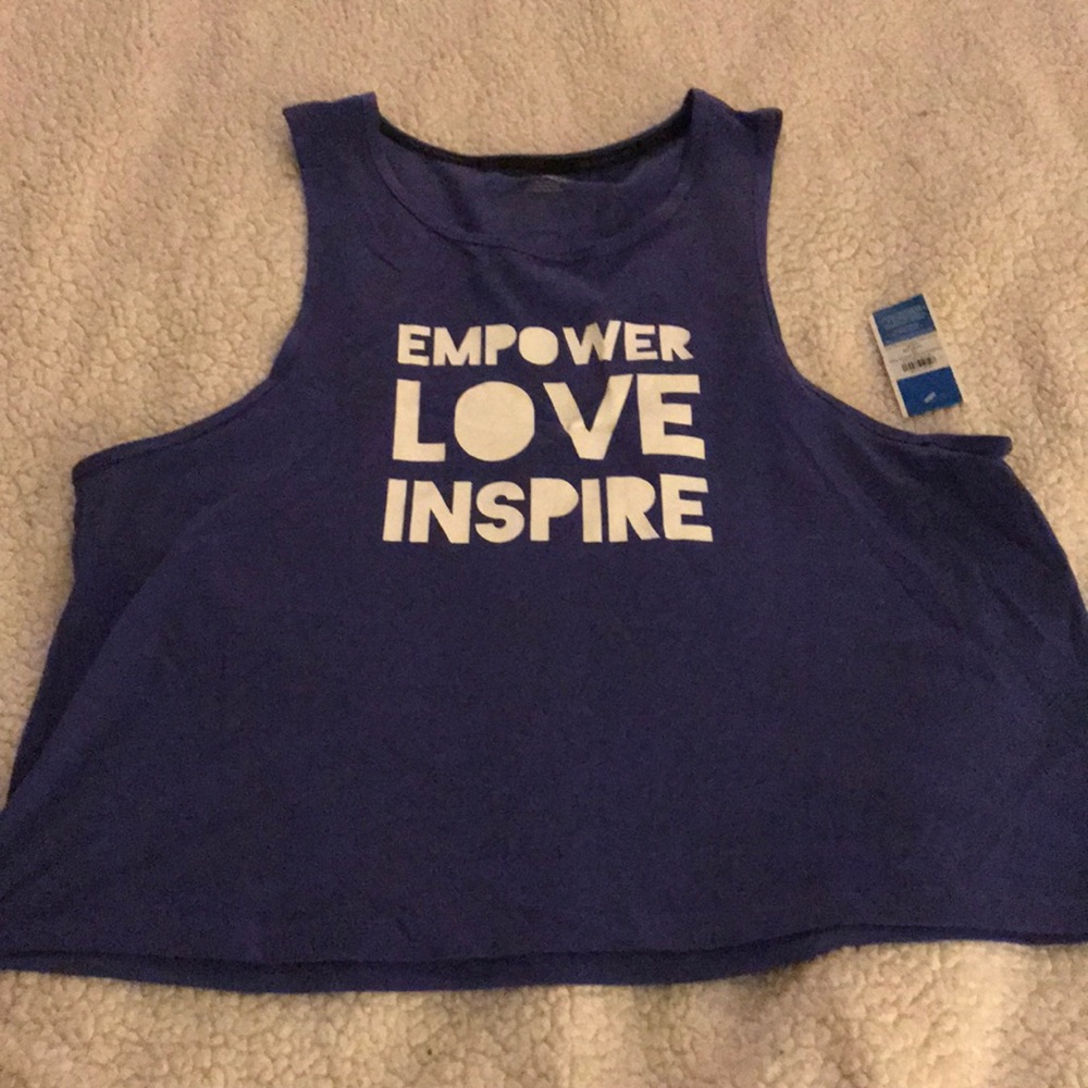 Blue tank top